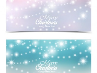 banner luci Natale – Christmas lamp shiny banners