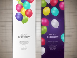 2 banner palloncini – balloons