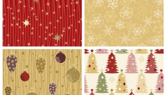 4 pattern Natale – cute Christmas pattern