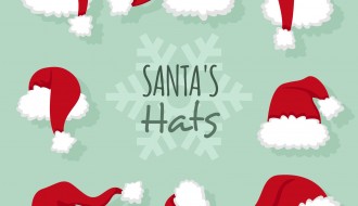 8 cappelli Babbo Natale – Christmas hats