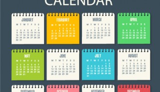 calendario, calendar 2017