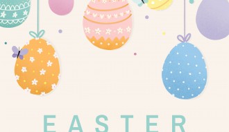 sfondo Pasqua uova farfalle – Easter background eggs butterflies