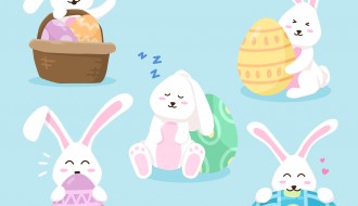 coniglietti Pasqua – 5 Easter bunny collection